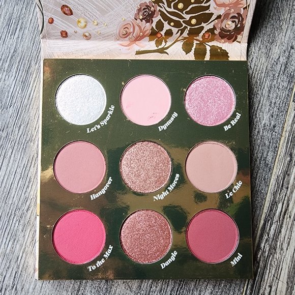 Colourpop GLAM RIGHT Eyeshadow Palette (Pinks Rose White Peaches) - Picture 2 of 4